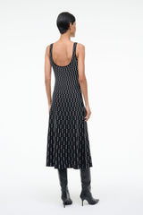 ELLISON DRESS | BLACK GEO