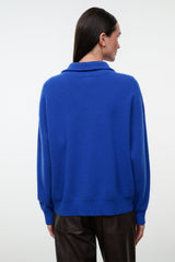 HUDSON CASHMERE SWEATER | COBALT