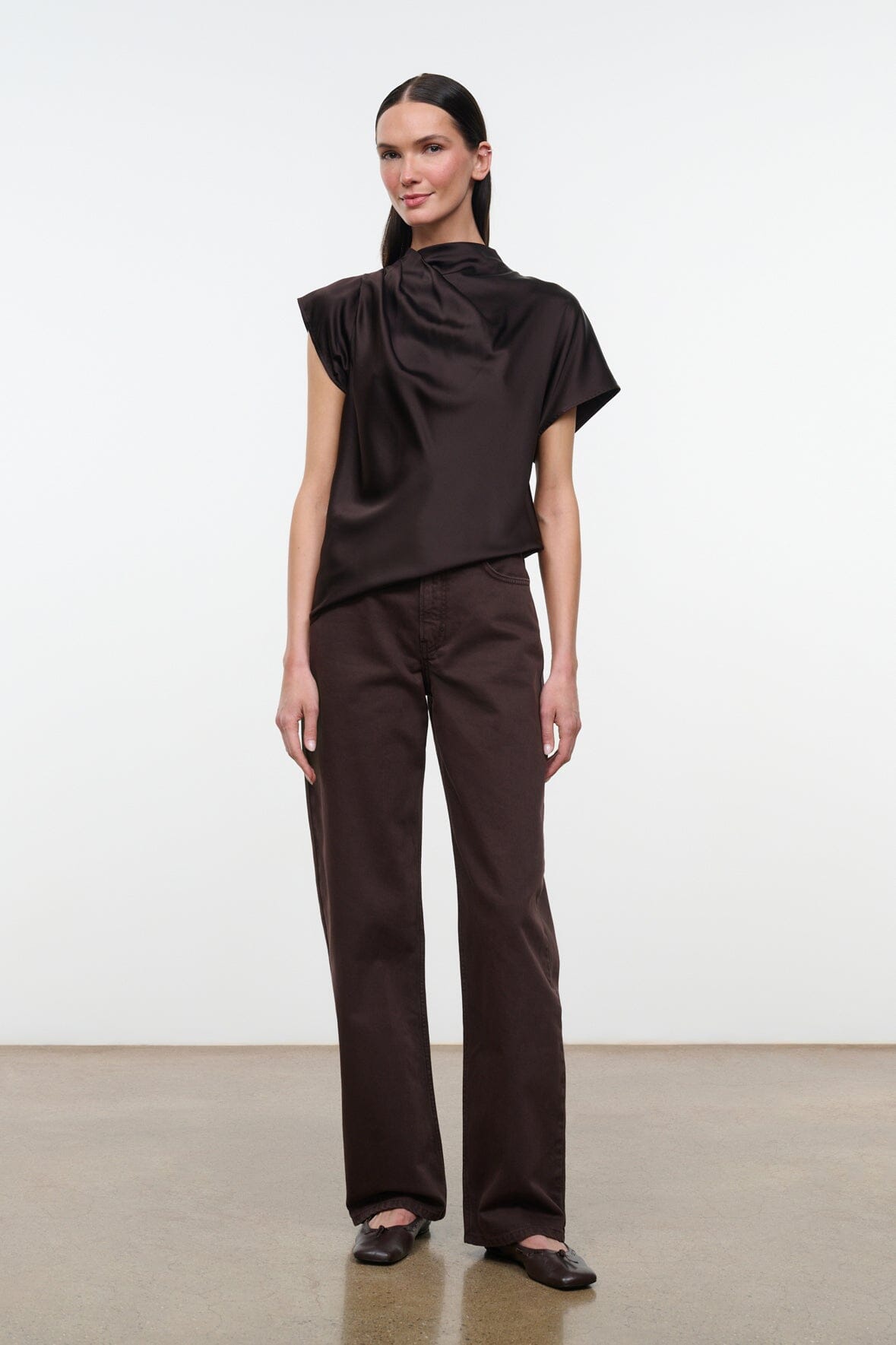 LEO HIGH RISE JEAN | EARTH