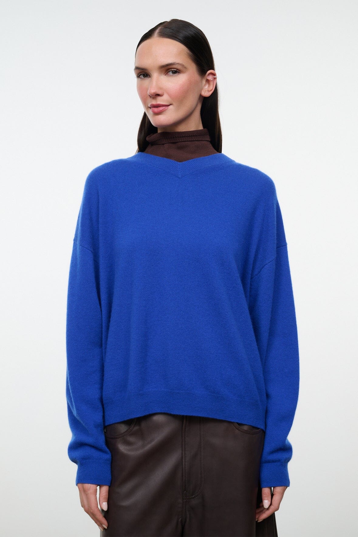SPENCER CASHMERE SWEATER | COBALT