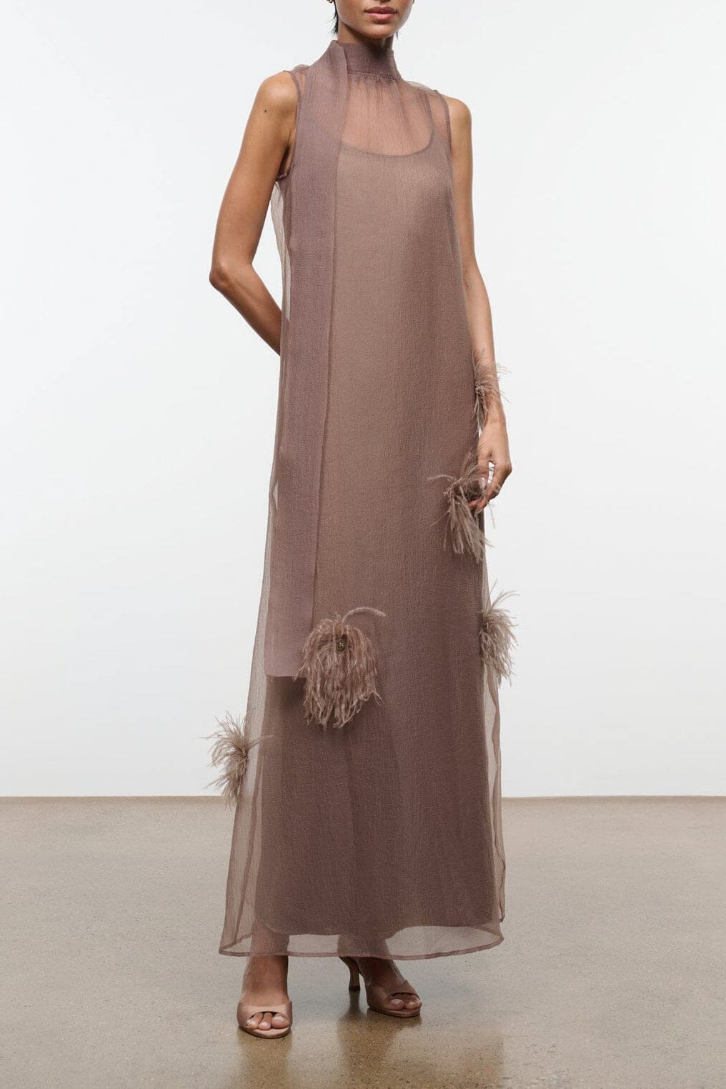 ALBEE DRESS | TRUFFLE
