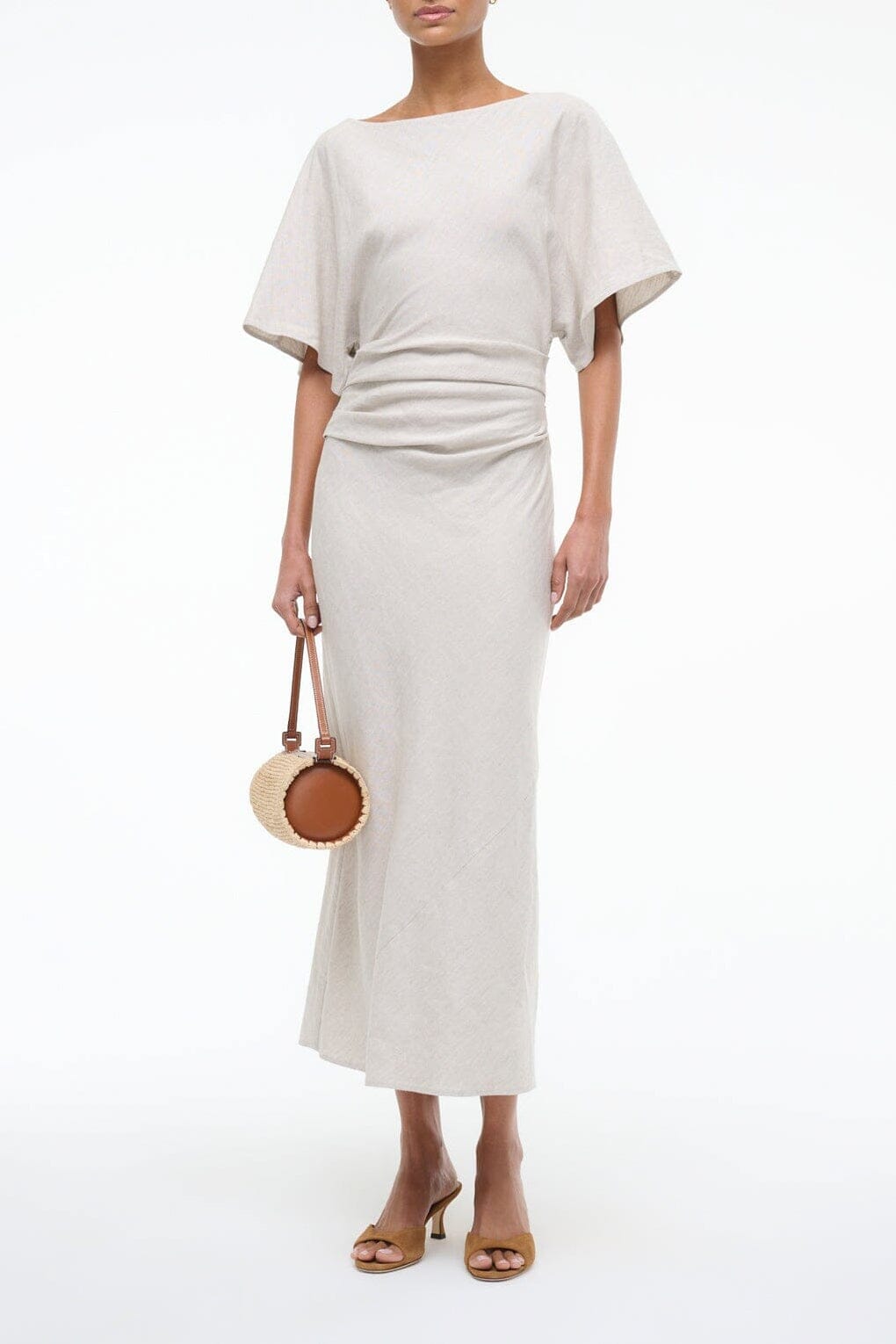 AMELIE LINEN DRESS | NATURAL